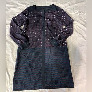 Ann Taylor Long Sleeve Mini Shirt Dress, Size 4